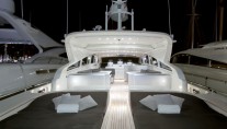 Yacht SARAH A -  Aft Deck at Night